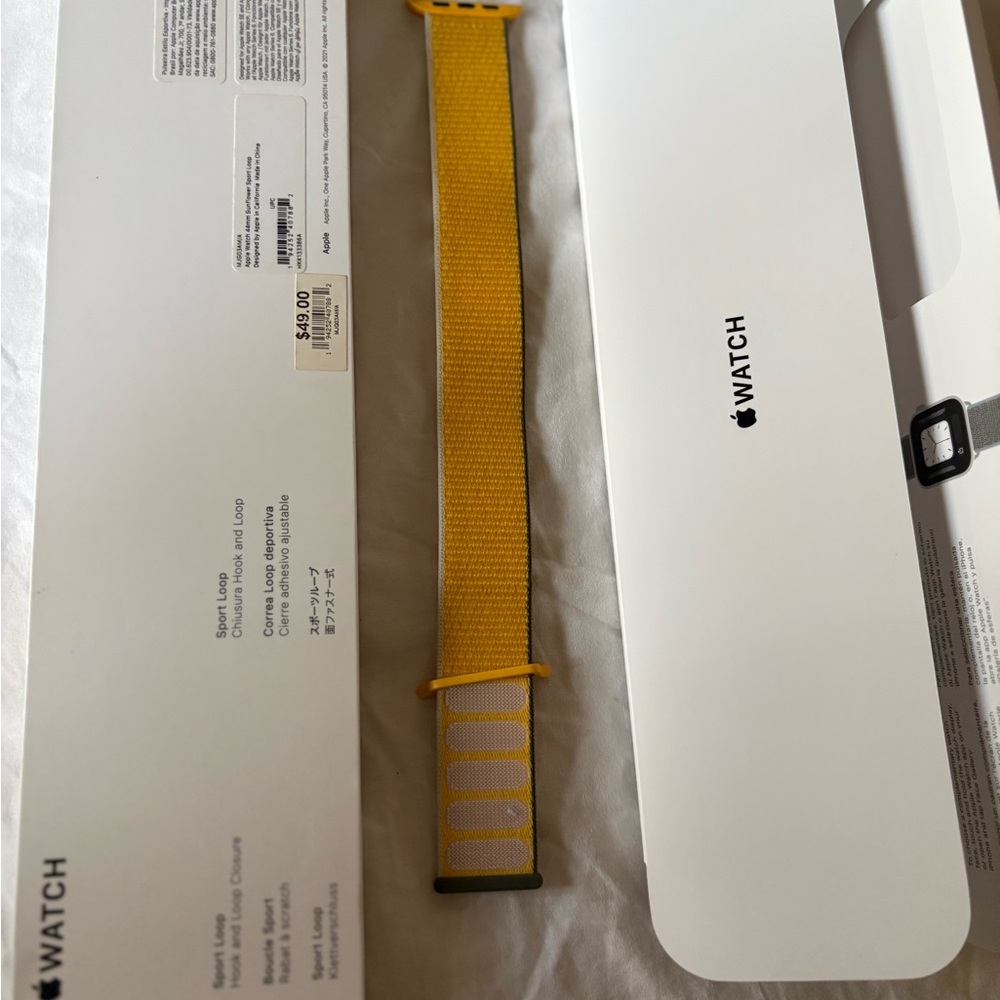 Apple Yellow Sport Loop Apple Watch Band 44 MM